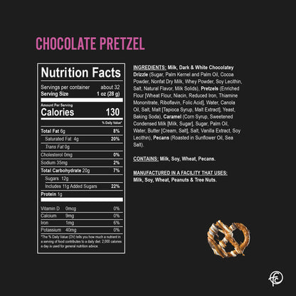 Funky Chunky - Chocolate Pretzel | Chocolate Pretzels | 5-ounce Bags