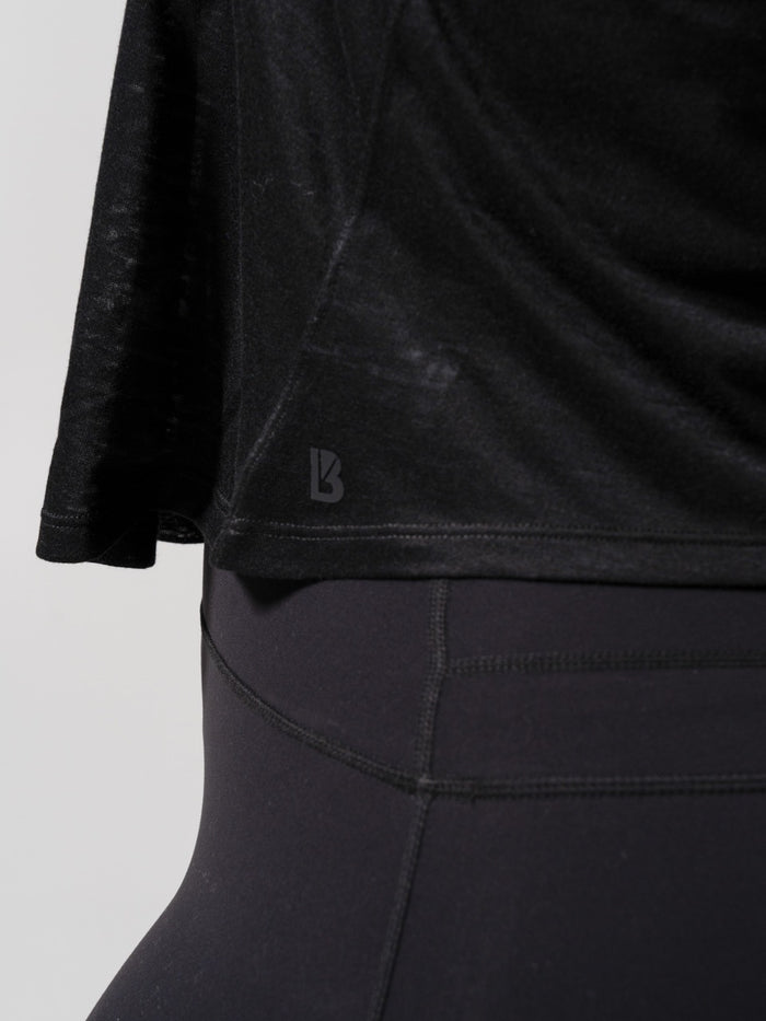 Go With The Flow Hip Tank - Onyx Black