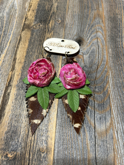 HANDCRAFTED FLOWER EARRINGS