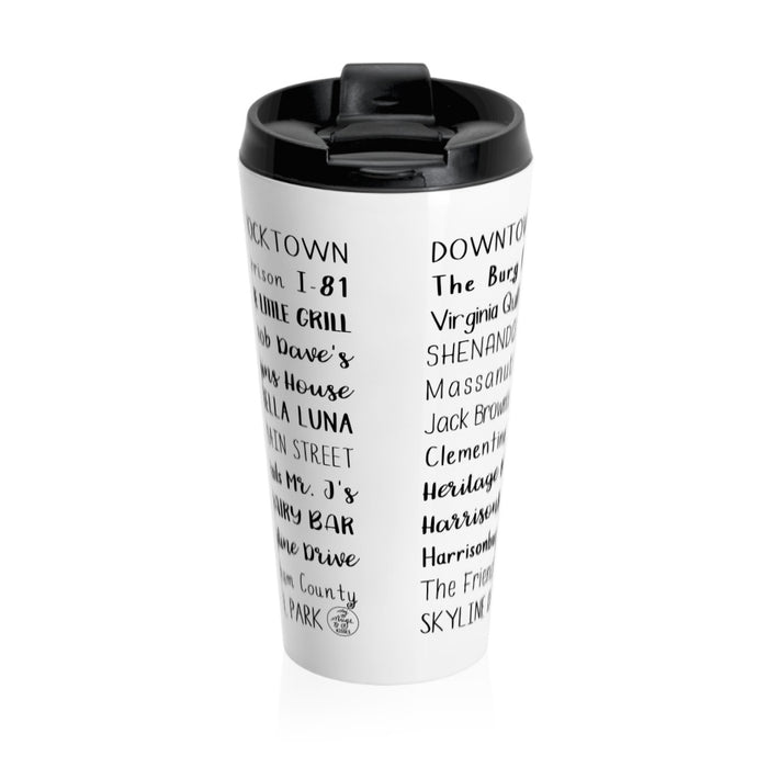 Harrisonburg, VA Travel Mug