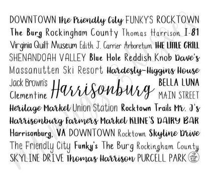 Harrisonburg, VA Travel Mug