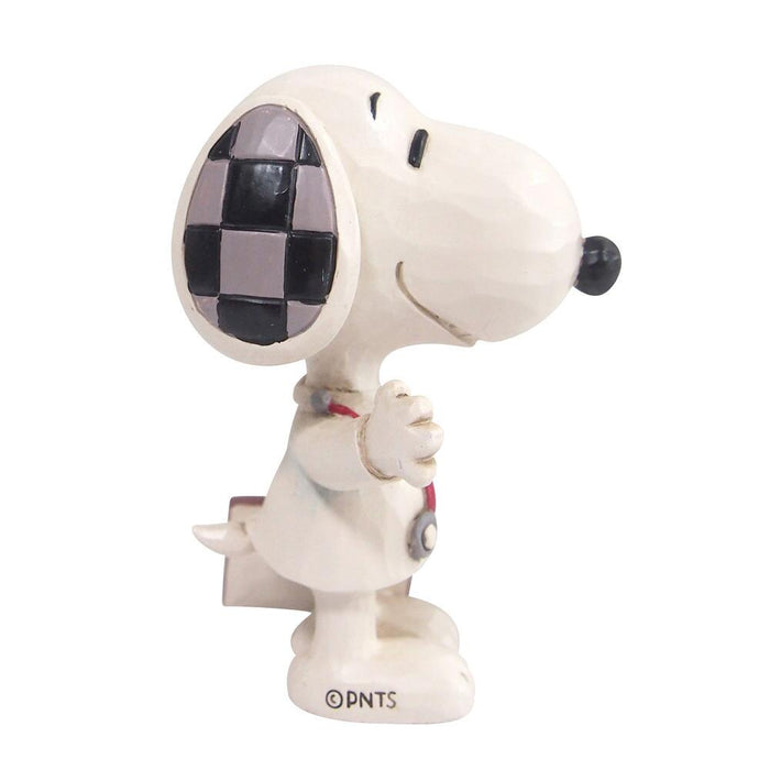 Jim Shore x Peanuts - Medical Worker Doctor Nurse with Stethoscope Snoopy Figurine 6010119