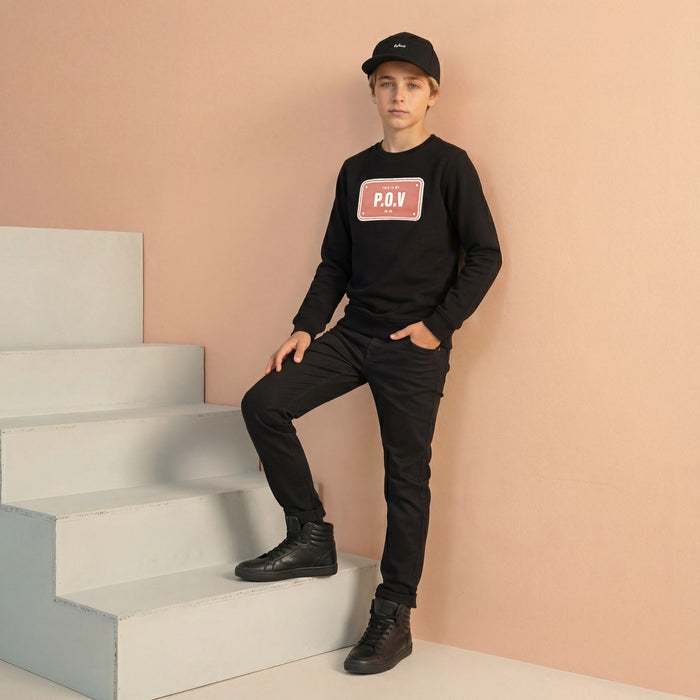 Kid's Black Sweat Shirts