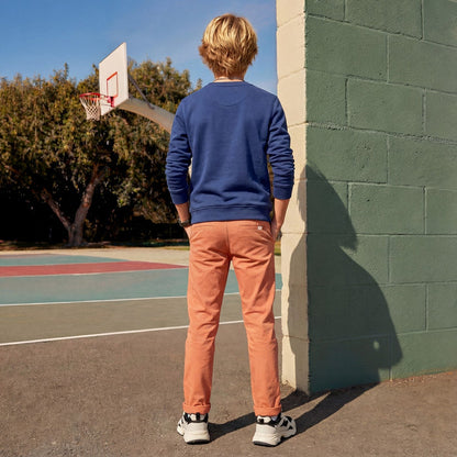 Kid's Rust Slim Fit Trousers