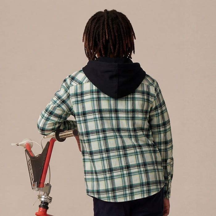 Kid's White Regular Fit Shirts