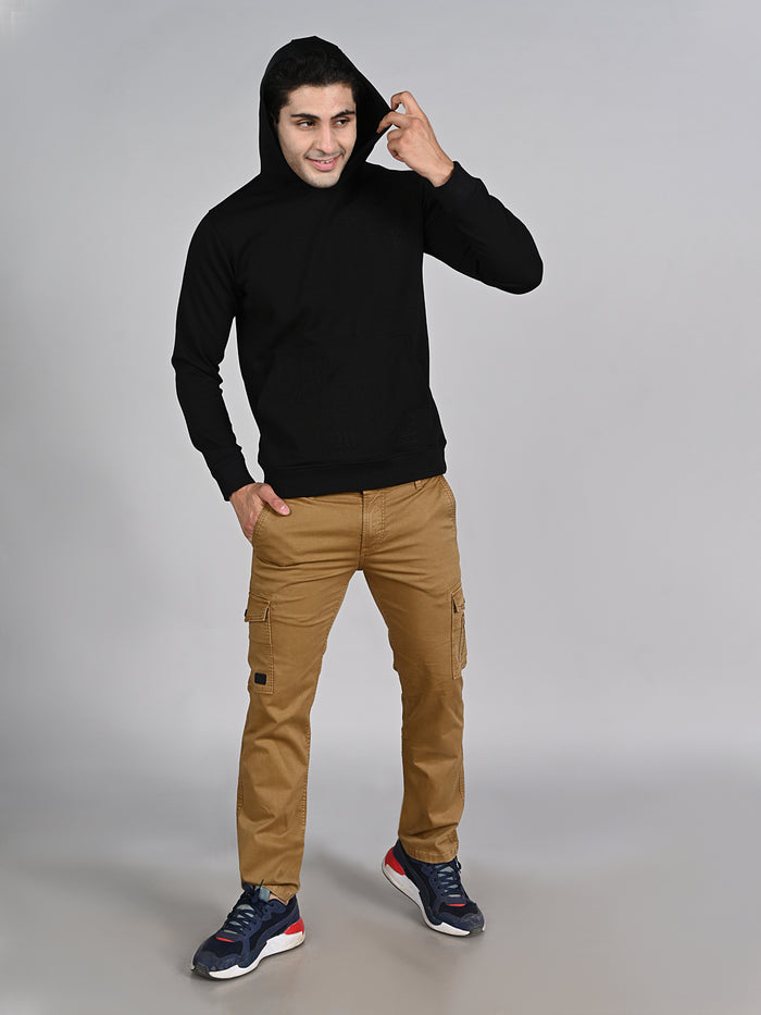 Killer Men Black Hooded Sweat Shirts