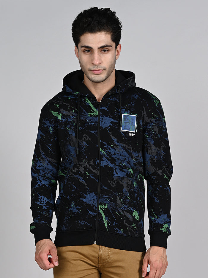 Killer Men Black Hooded Sweat Shirts