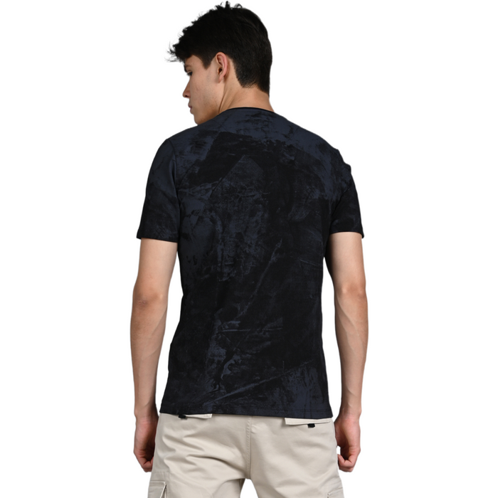 Killer Men Black Printed Slim Fit T-Shirt