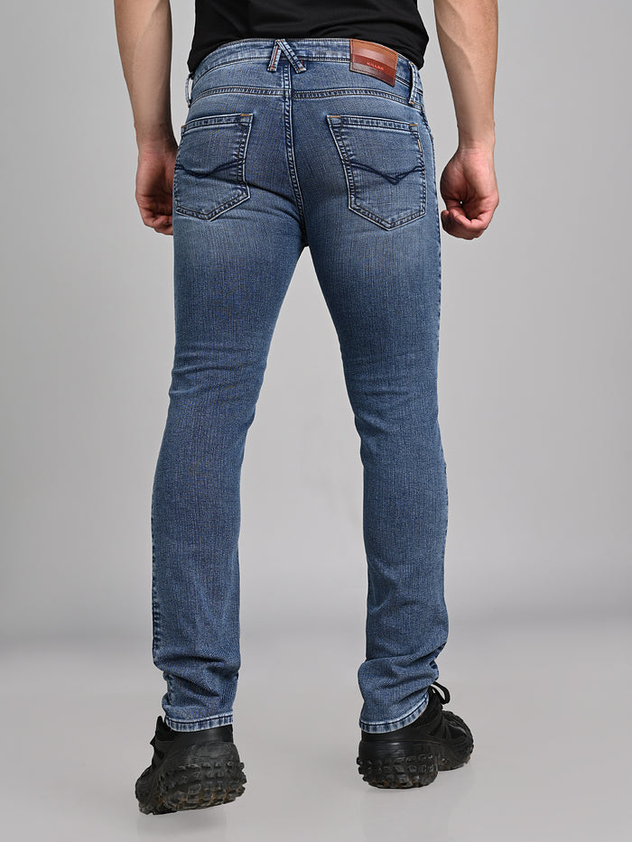 Killer Men Blue Solid Slim Fit Jeans