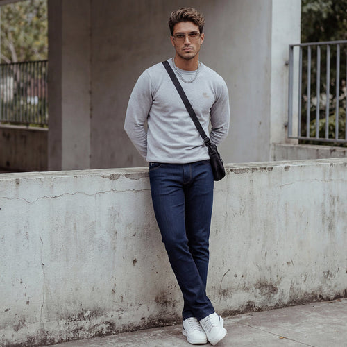 Killer Men Dark Blue Skinny Fit Jeans