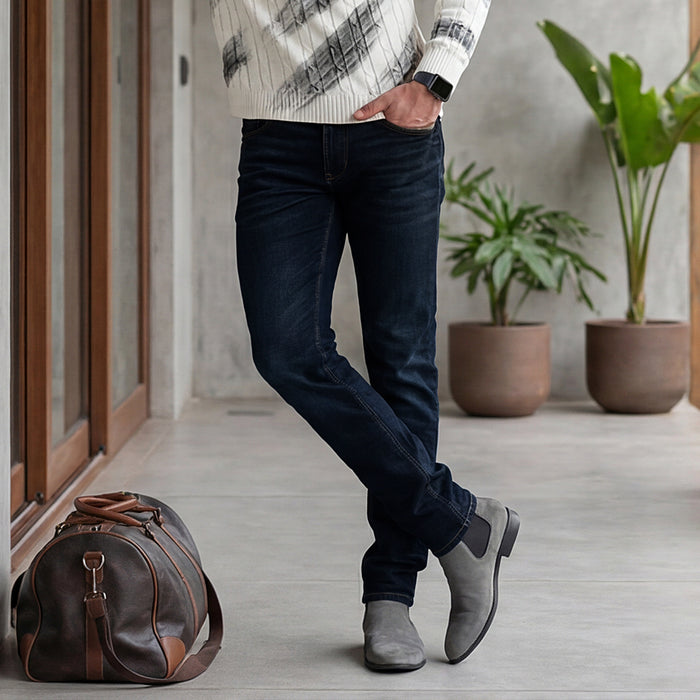 Killer Men Dark Blue Slim Fit Jeans