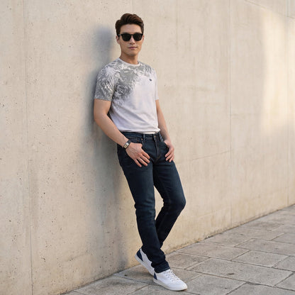 Killer Men Dark Blue Solid Slim Fit Jeans