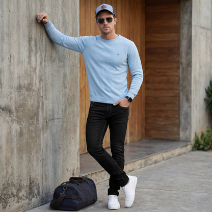 Killer Men Dark Blue Solid Slim Fit Jeans