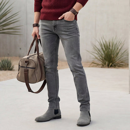 Killer Men Grey Slim Fit Jeans
