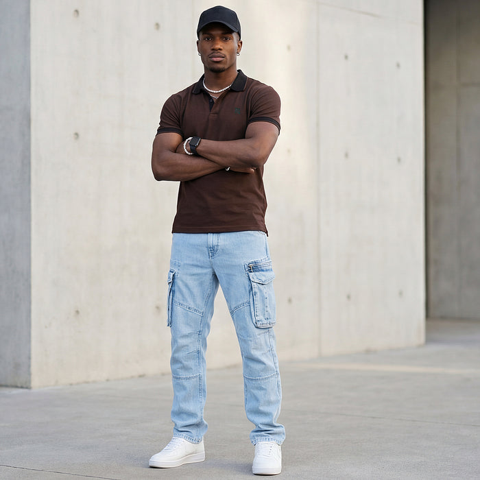 Killer Men Light Blue Loose Fit Jeans