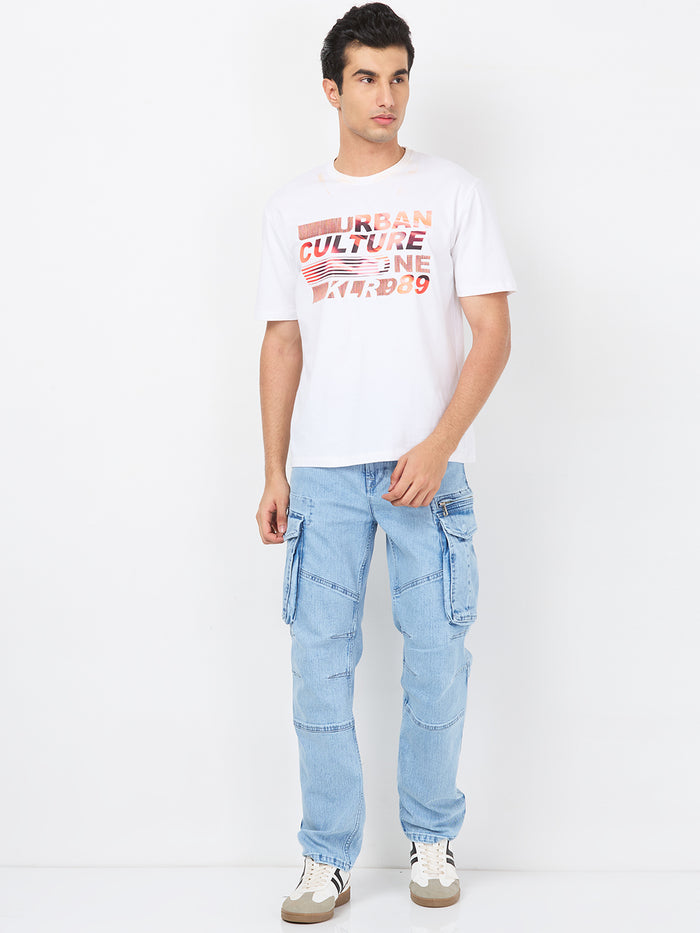Killer Men Light Blue Loose Fit Jeans
