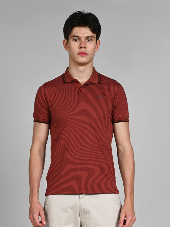Killer Men Rust Printed Slim Fit T-Shirt