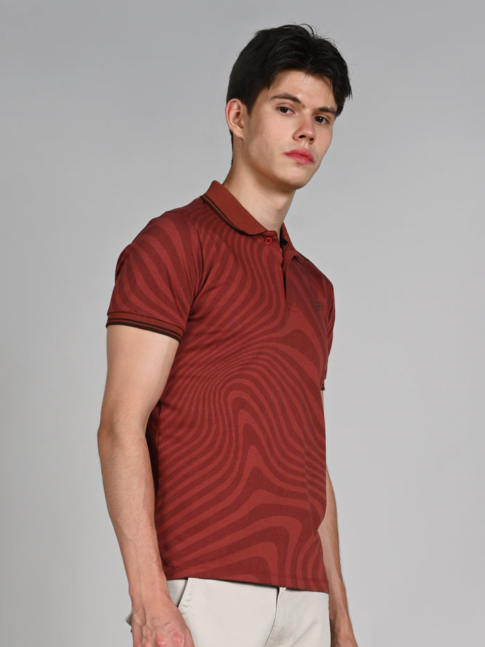 Killer Men Rust Printed Slim Fit T-Shirt