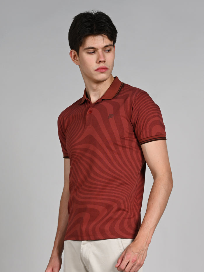 Killer Men Rust Printed Slim Fit T-Shirt