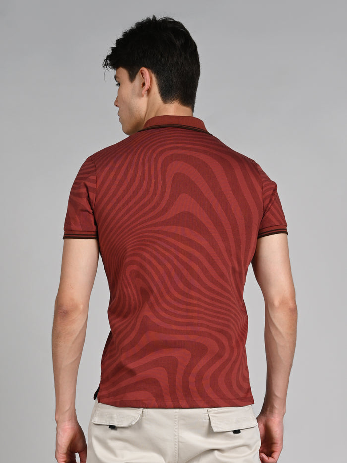 Killer Men Rust Printed Slim Fit T-Shirt