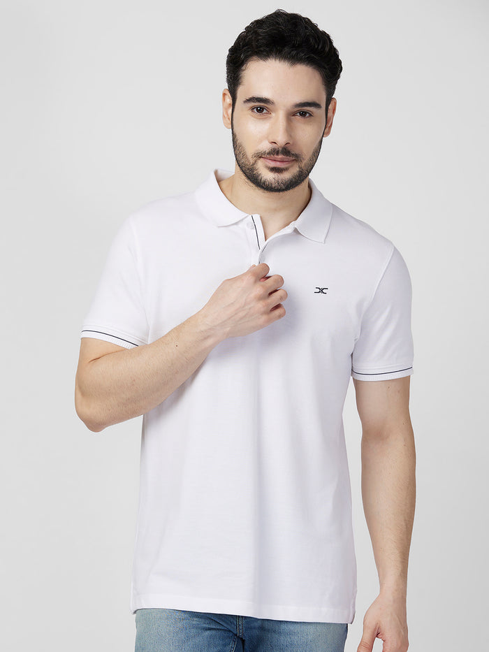 Killer Men White Printed Slim Fit T-Shirts