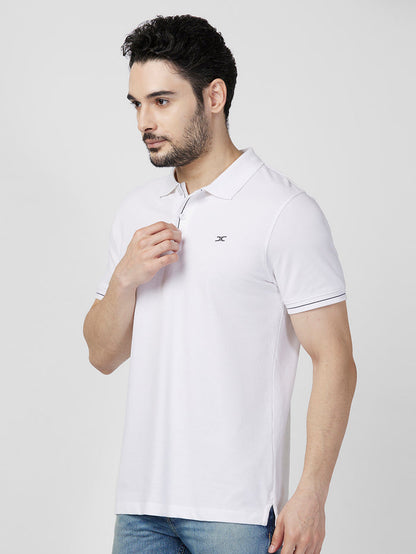Killer Men White Printed Slim Fit T-Shirts