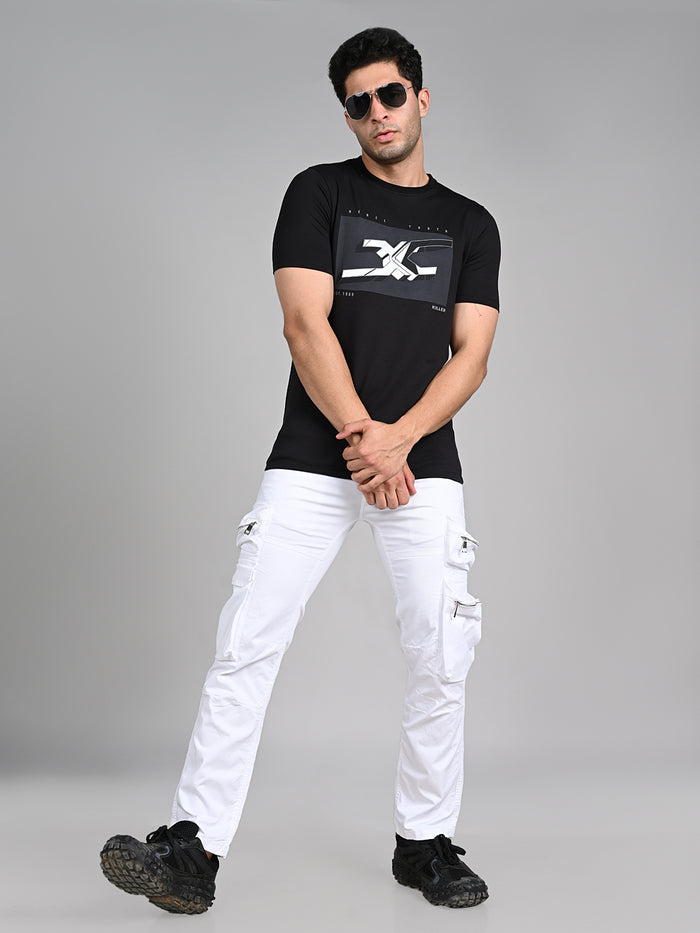 Killer Men White Solid Cargo