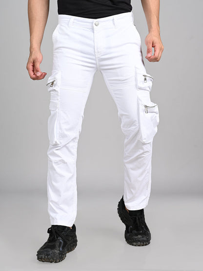 Killer Men White Solid Cargo
