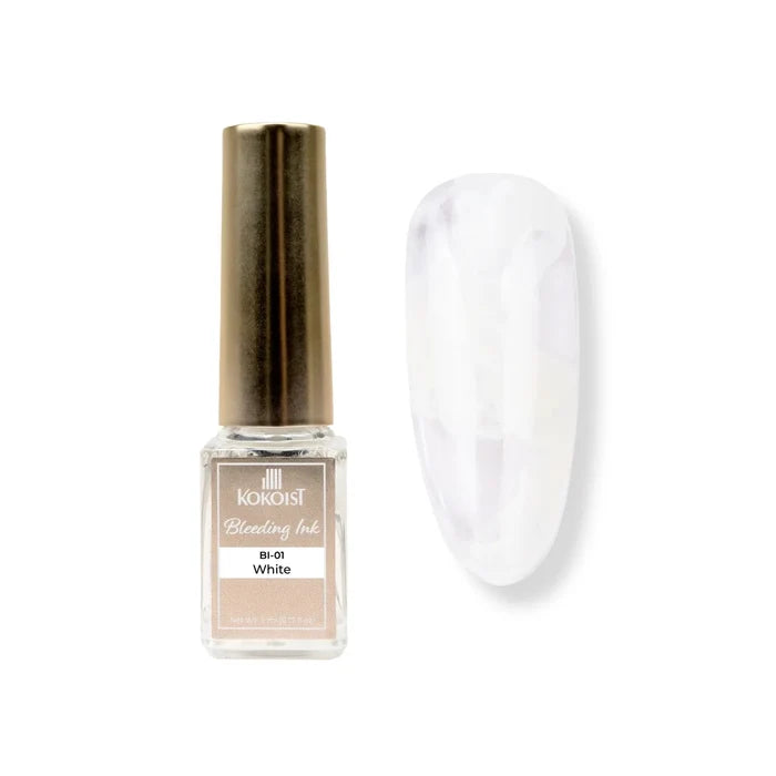 Kokoist BI-01 Bleeding Ink, White Nail Art KOKOIST