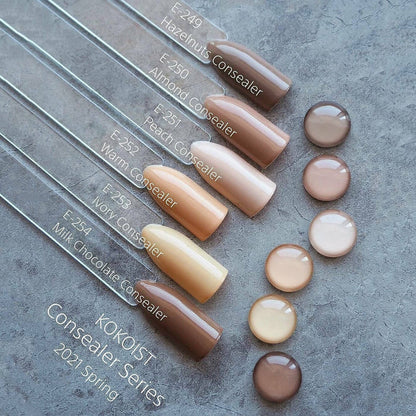 Kokoist Concealer Series E249-E254, set of 6 Color Gel Collection KOKOIST