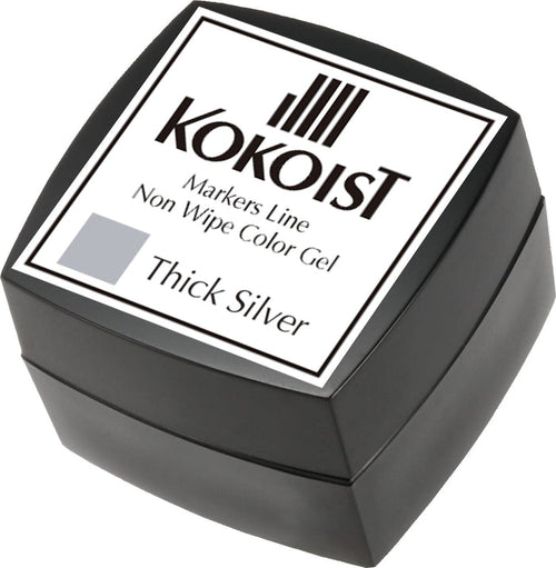Kokoist ML-04 Markers Line Non Wipe Color Gel Thick Silver Color Gel KOKOIST