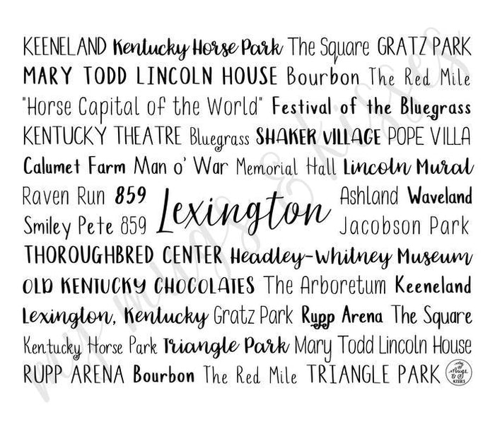 Lexington, KY Travel Mug