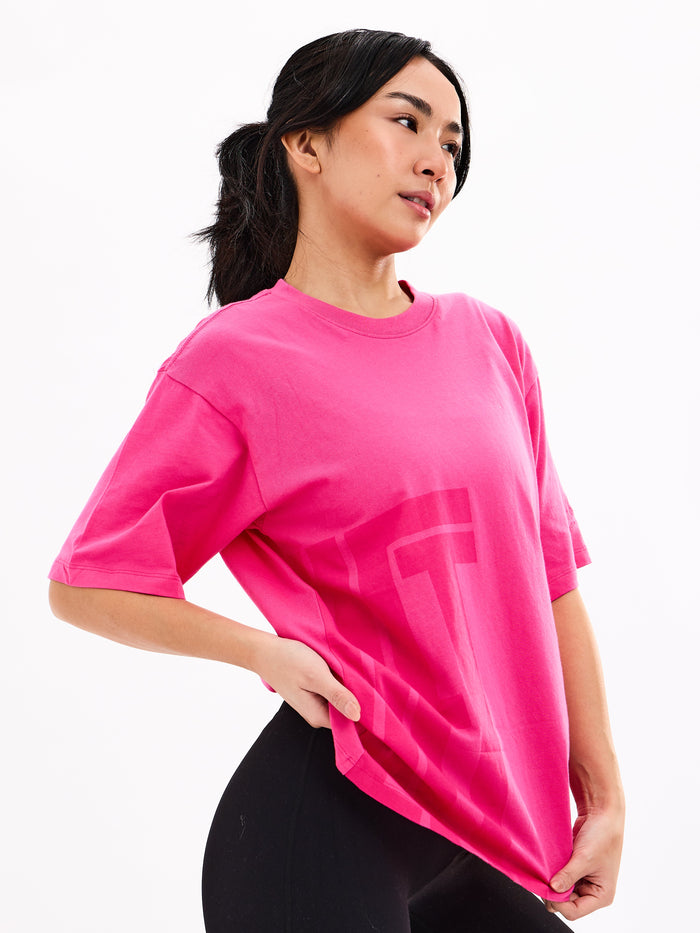 Lifter Short Sleeve Tee - Pink Crush