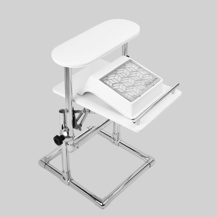 Lightly used (see description) ULKA Pedicure stand Balance White ULKA Arm rest ULKA