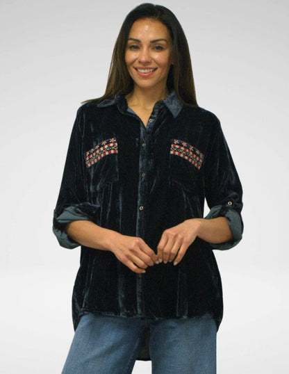 LIZA SHIRT: INKWELL
