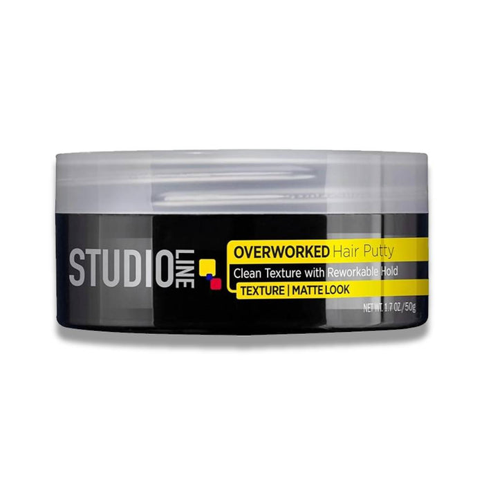 L'Oreal - Paris Studio Line Overworked Hair Putty - 1.7 Oz - 6 Pack