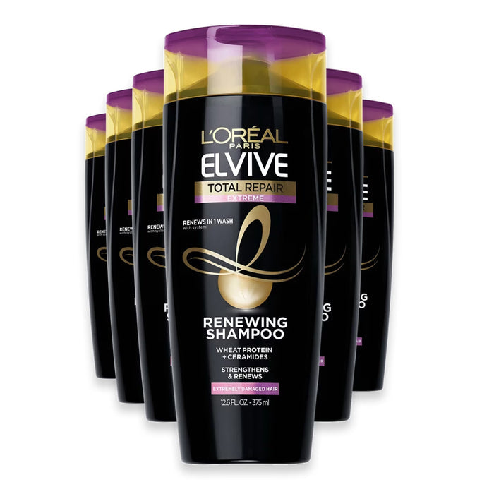 L'Oréal Paris Elvive Total Repair Extreme Shampoo - 12.6 oz - 6 Pack