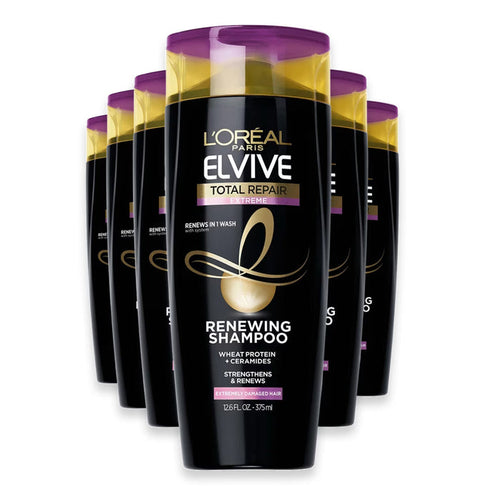 L'Oréal Paris Elvive Total Repair Extreme Shampoo - 12.6 oz - 6 Pack