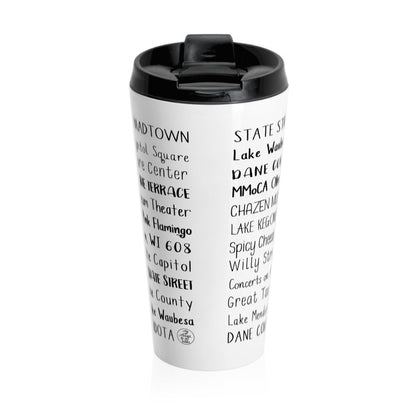 Madison, WI Travel Mug