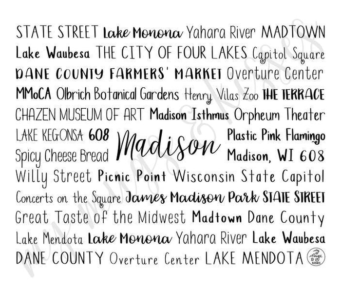 Madison, WI Travel Mug