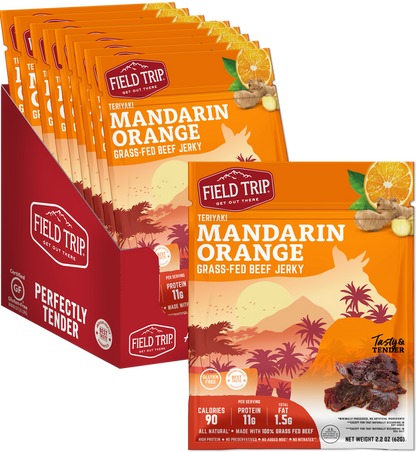 Mandarin Orange Teriyaki Beef Jerky (2.2oz)