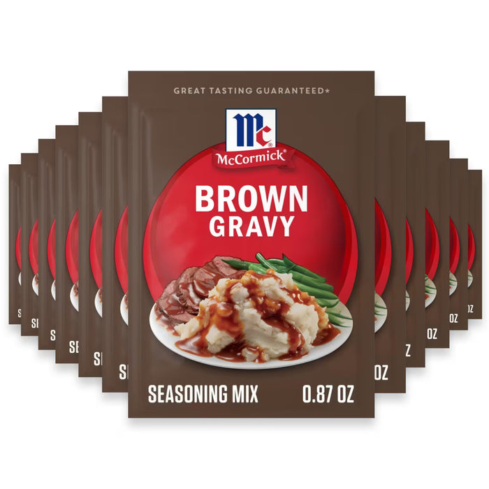 McCormick Brown Gravy Mix - 0.87 oz - 24 Pack