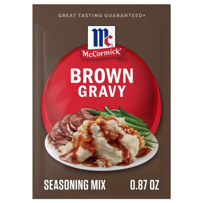 McCormick Brown Gravy Mix - 0.87 oz - 24 Pack