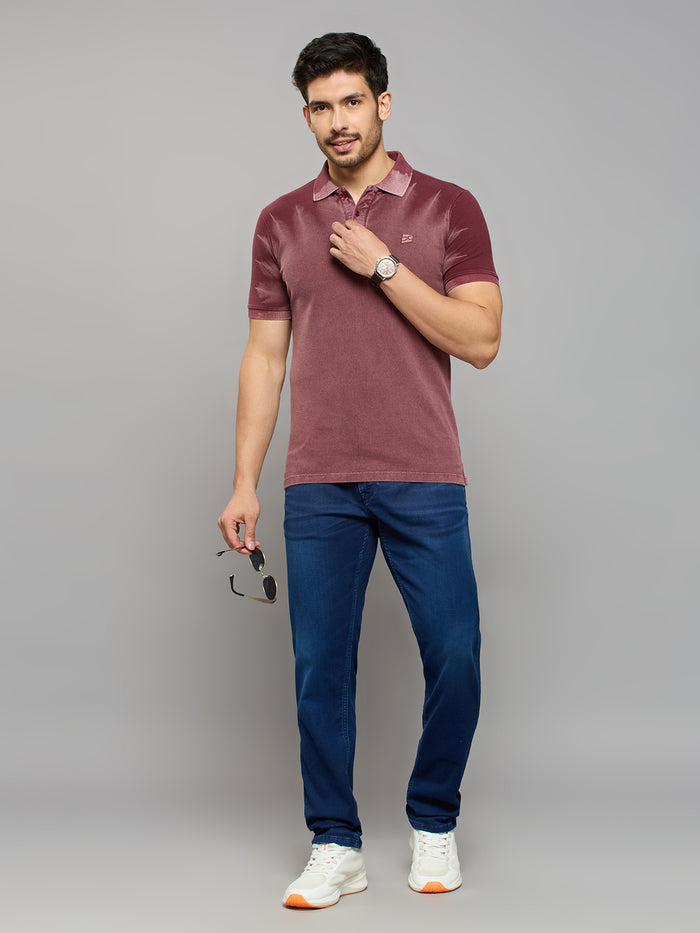 Men's Dark Blue Skinny Fit Jeans