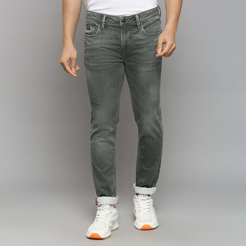 Men's Dark Grey Skinny Fit Jeans