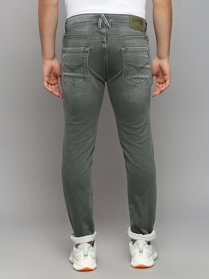 Men's Dark Grey Skinny Fit Jeans