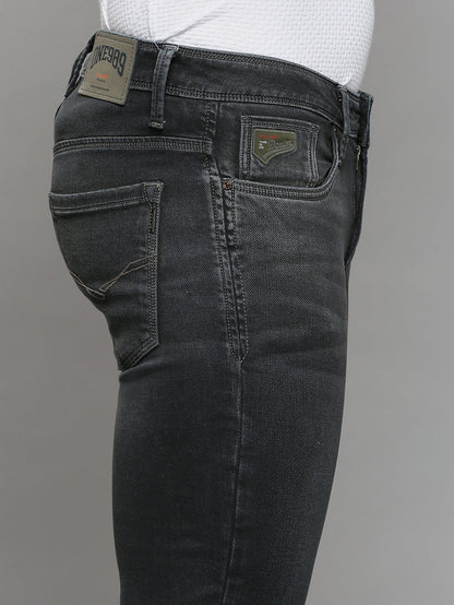 Men's Dark Grey Skinny Fit Jeans