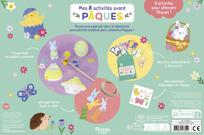 Mes 8 activités avant Pâques