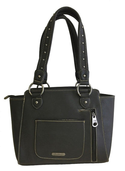 Concealed Carry Swirl Purse Black Back