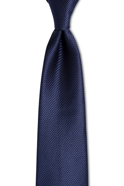 Navy Blue Patterned Traditional Tie